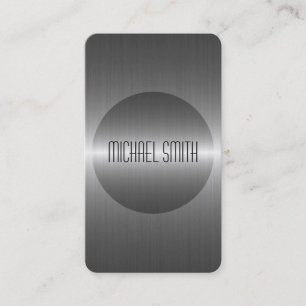 Silver Stainless Steel Metal Business Card