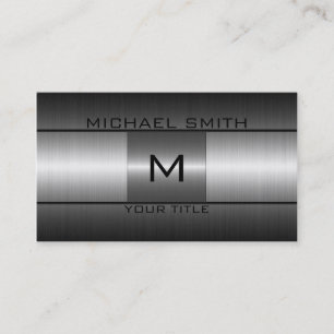 Silver Stainless Steel Metal Business Card