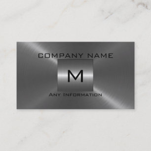 Silver Stainless Steel Metal Business Card