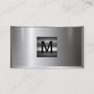 Silver Stainless Steel Metal Business Card