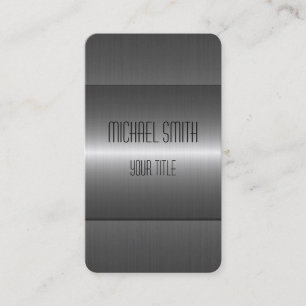 Silver Stainless Steel Metal Business Card