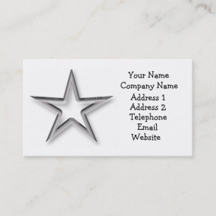 Silver Star Business Card
