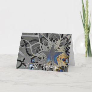 Silver Star Holiday Card