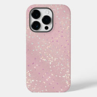 Silver Stars Aesthetic Glitter Pink Background