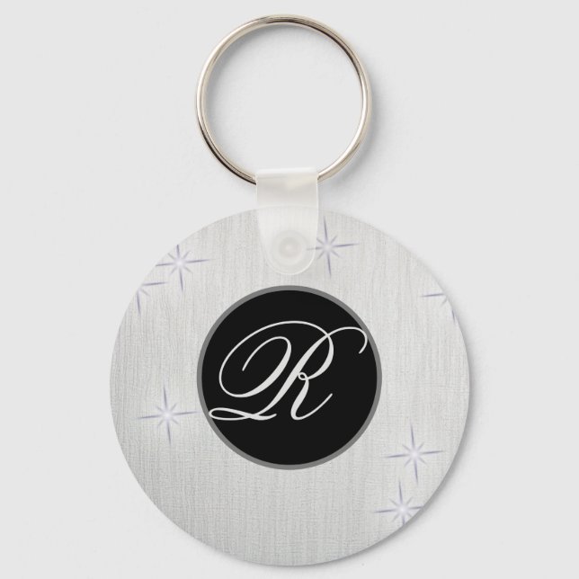 Silver stars key ring (Front)