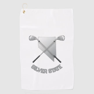 Silver State Nevada Golf Towel