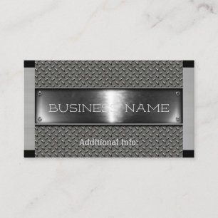 Silver Steel Business Card