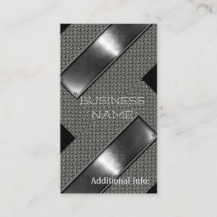 Silver Steel Business Card 2
