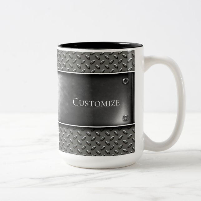 Silver Steel Mug (Right)