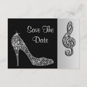 Silver Stiletto & Treble Cleft 19th Save The Date