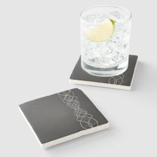 Silver Stone Coaster