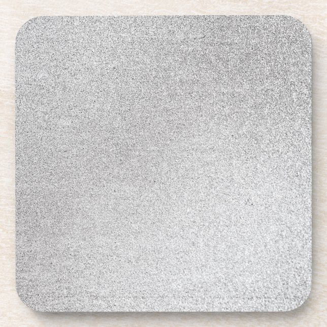 Silver Stone Gary Gold Marble Purple Glitter Coaster (Front)