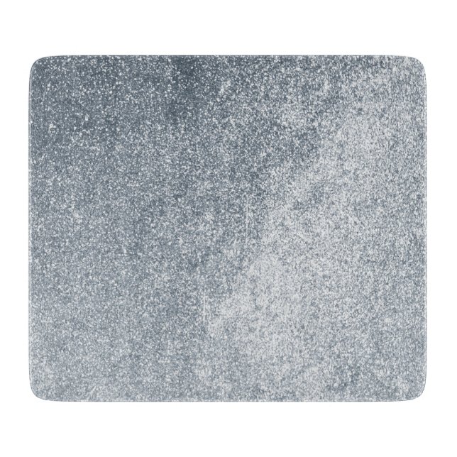 Silver Stone Gary Gold Marble Purple Glitter Cutting Board (Front)