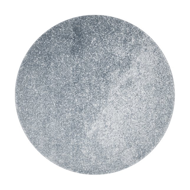 Silver Stone Gary Gold Marble Purple Glitter Cutting Board (Front)