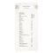Silver Stripe Monogram Salon Spa Price List Menu