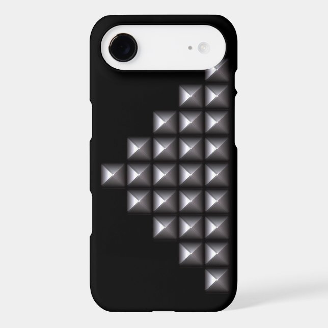 Silver Studs Case-Mate iPhone Case (Back)
