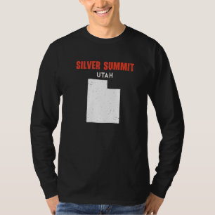 Silver Summit Utah USA State America Travel Utahan T-Shirt