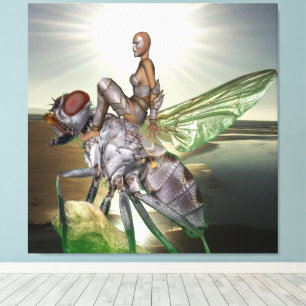 Silver Sunrise Canvas Print