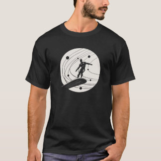 Silver Surfer minimalist white  T-Shirt