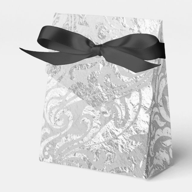 Silver Swirl Gift Box (Front Side)