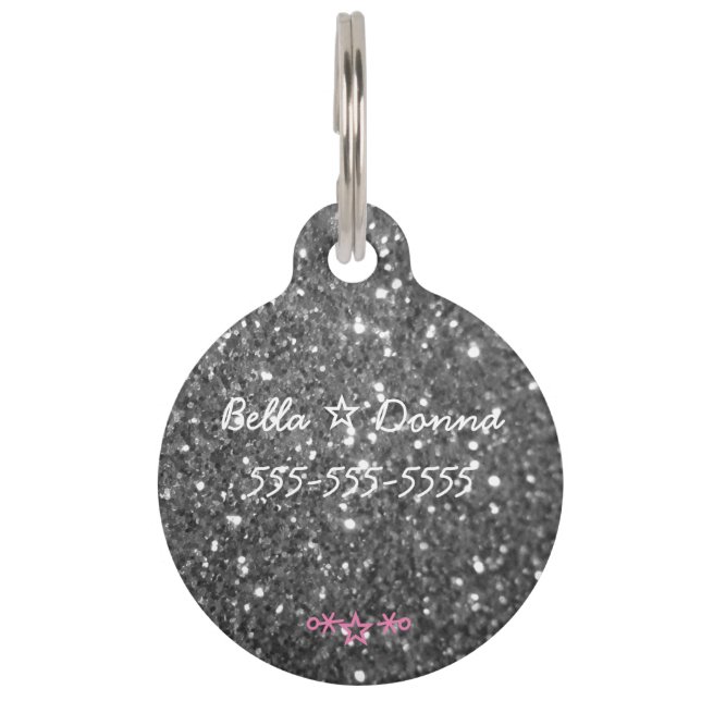 Silver Tagger Pet Tag (Back)