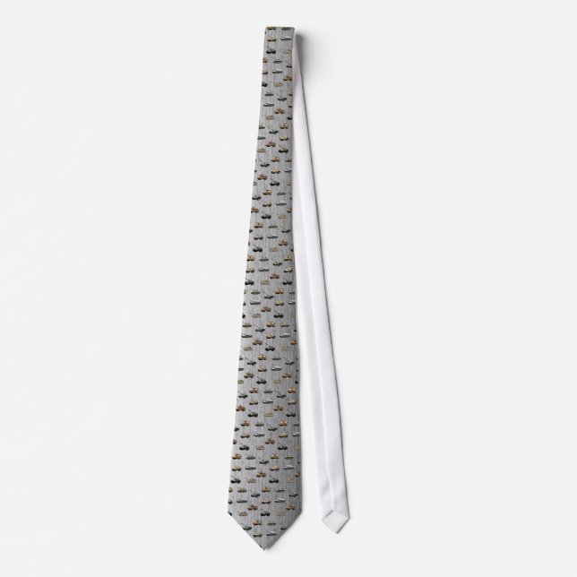 Silver Tanks of the U.S. Military Tie (Front)
