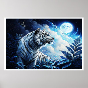 SILVER TIGER POSTER