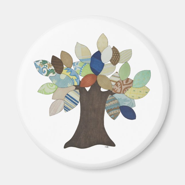 Silver Tree Magnet (Front)