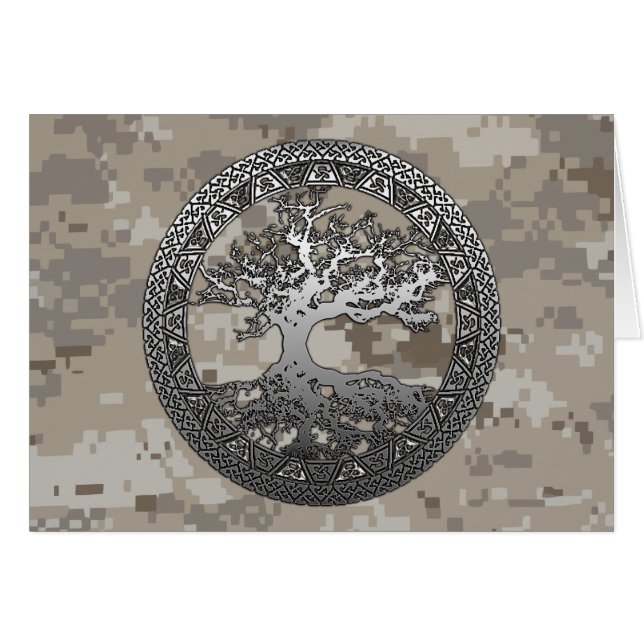 Silver Tree of Life (Front Horizontal)