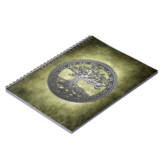 Silver Tree of Life Notebook (Left Side)