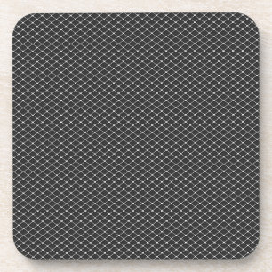 Silver Triangular Screen Pattern Coaster