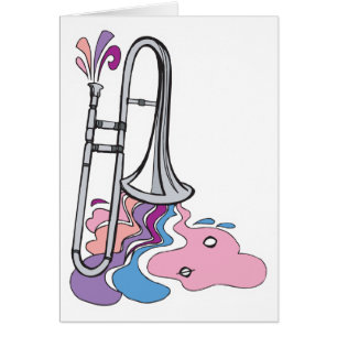 silver trombone design