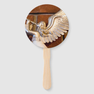 Silver Trumpet I Hand Fan