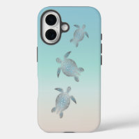 Silver Turtles Beach Style Turquoise Coastal