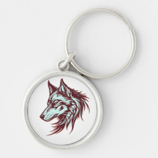 silver tusk key ring