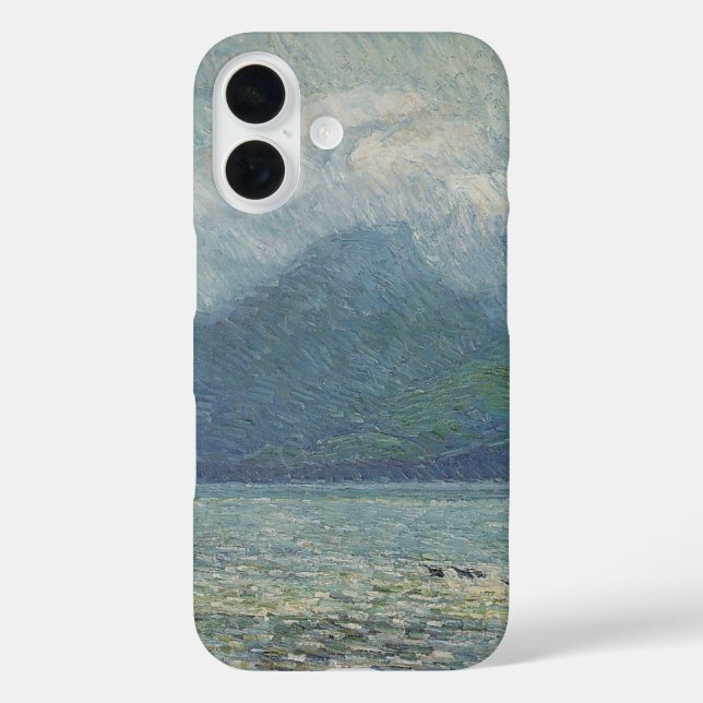 Silver Veil and Golden Gate by Childe Hassam Case-Mate iPhone Case (Back)