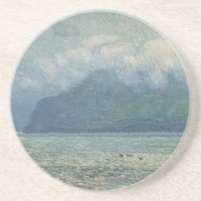 Silver Veil and Golden Gate by Childe Hassam Coaster (Front)