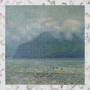 Silver Veil and Golden Gate by Childe Hassam Jigsaw Puzzle