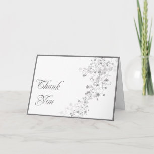 Silver Vines Thank You card