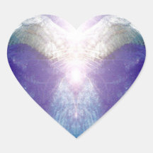 Silver violet angel