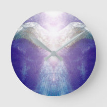 Silver violet angel