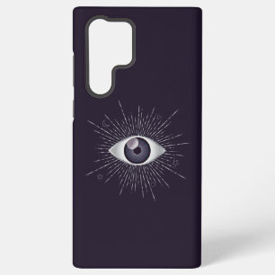 Silver & Violet Mystic Evil Eye Nazar Mati Samsung Galaxy Case