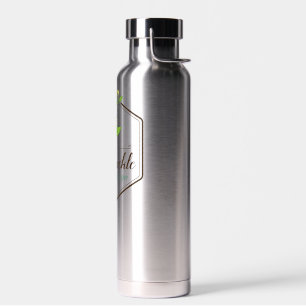 Silver Water Bottle