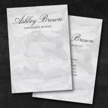 Silver Watercolor Handmade Jewellery Earring Displ