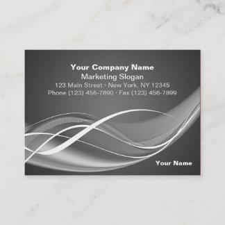 Silver Wave Business Card