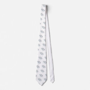 Silver Wedding Bands Save the Date Tie
