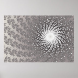 Silver Whirlpool2 Poster