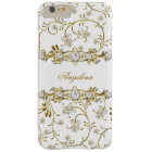 Silver White Gold Diamond Jewel Floral