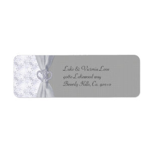 Silver, White Stars & Snowflakes Wedding