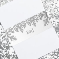 Silver Winter Snowflake Wedding